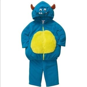 CARTERS Monster Baby Boys Girls Hooded Jacket and Sweat Pant costume size 6-9M